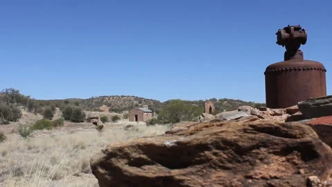 Desert Ghost Town Stock Footage 264552888