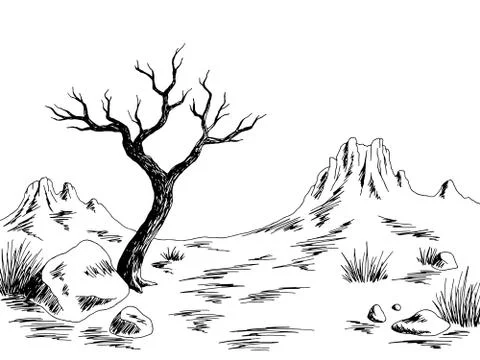 Dead Tree Drawing  How To Draw A Dead Tree Step By Step