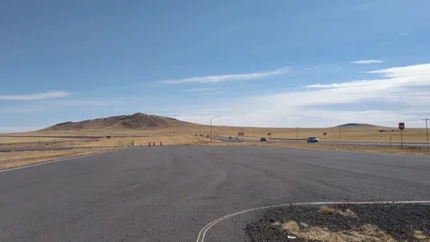 Desert Highway 0002 Stock Footage 87265291