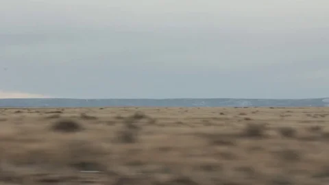 Desert highway driving 3 Stock Footage 79025602