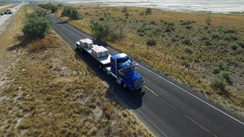 Desert highway Video stock 90609850