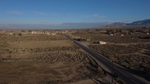 Desert Highway Stock Footage 126876824