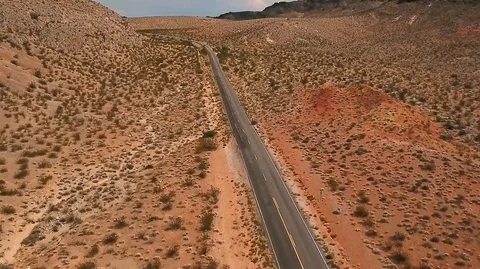 Desert Highway P2 Stock Footage 86032253