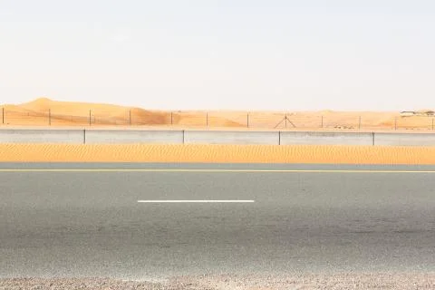 Desert Highway Stockfoto's