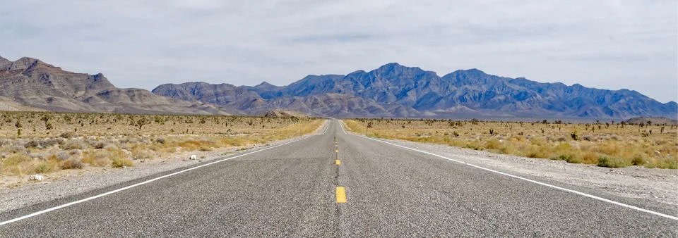 Desert Highway Stock Photos