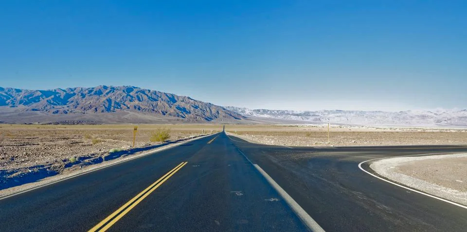 Desert Highway Stock Photos