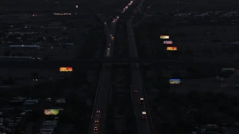 Desert Highway Varying Exposure Stock-Footage 322532271