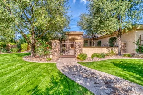 A desert home Foto stock