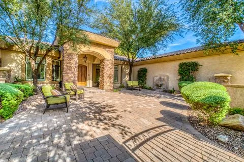 A desert home Stock Photos