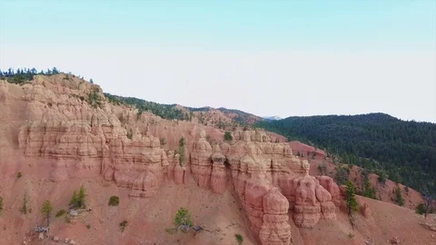 Desert hoodoo rocks Stock Footage 91745612