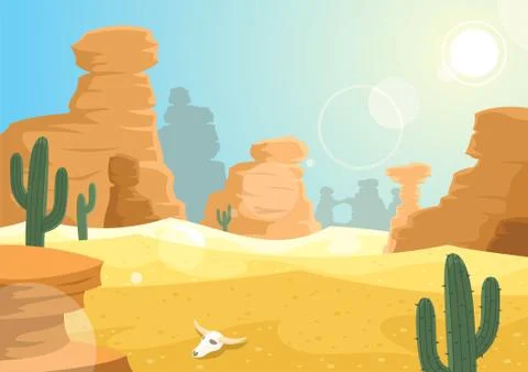 Desert Stock Illustration
