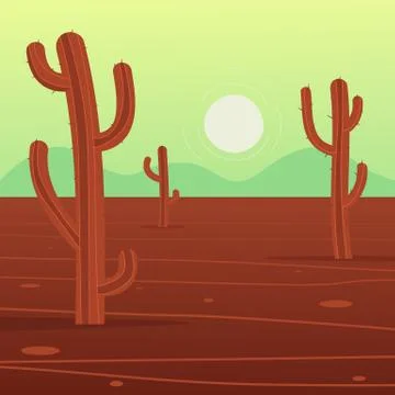 Desert Stock Illustration