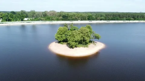 Desert Island Stock Footage 234745665