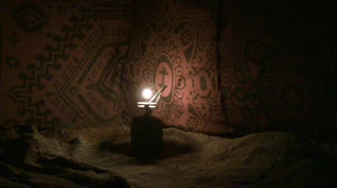 Desert lamp Stock Footage 279178