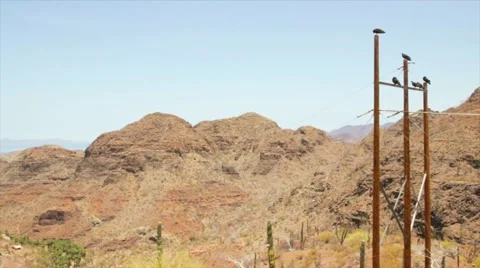Desert Landmark Jackall Road Stock Footage 12295136