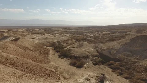 Desert Landscape Aerial Stock Footage 71008926