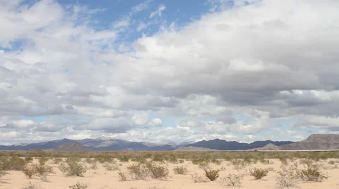 Desert – Landscape with Clouds 1 Stock Footage 48046190