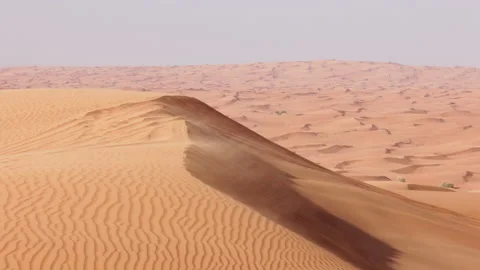 Desert landscape in Dubai Stock Footage 220078861