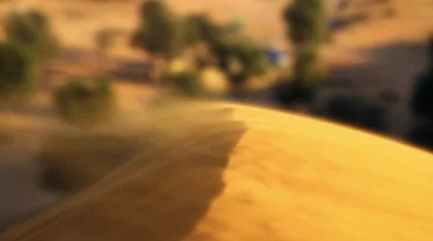 Desert landscape, dunes in the desert Video stock 36615918