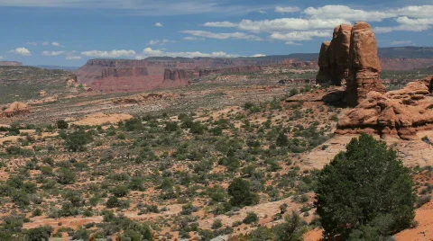 Desert Landscape Stock Footage 879266