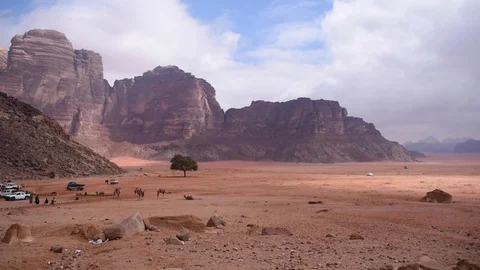 Desert landscape Video stock 128798760