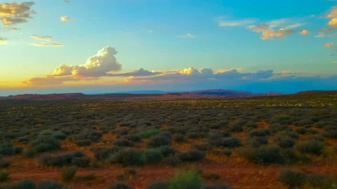 Desert landscape in motion Stock Footage 160982855