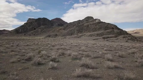 Desert Landscape Mountain Range in Western Utah 4k Aerial Footage Stock Footage 239860455