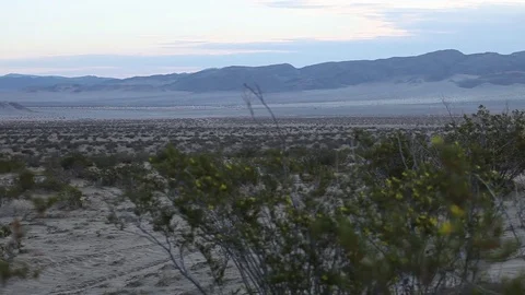 Desert landscape pan Stock Footage 77583219