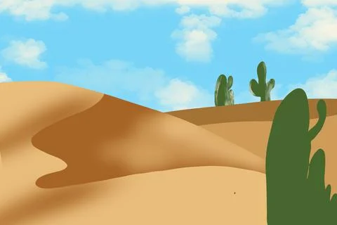 Desert landscape Stock Photos