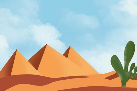 Desert landscape Stock Photos