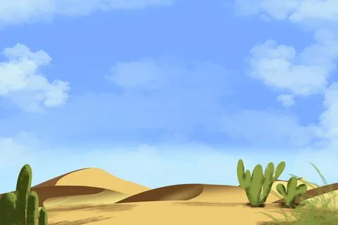 Desert landscape Stock Photos