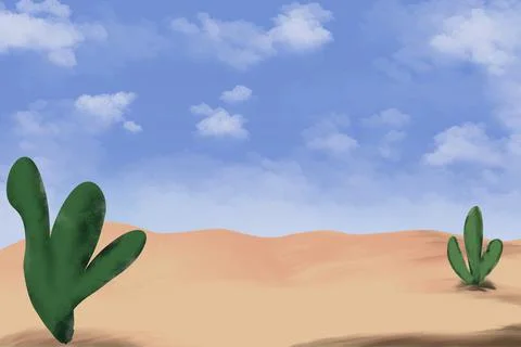 Desert landscape Stock Photos