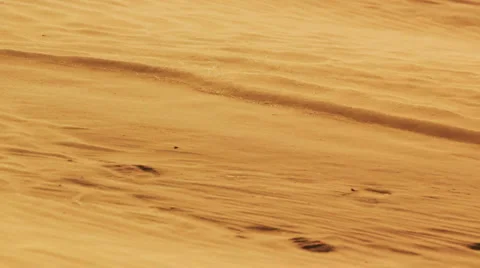 Desert landscape with sand and wind Stock Footage 4941282