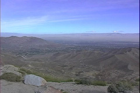 Desert Landscape-Sky-pan Stock-Footage 817265