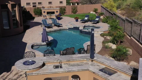 Desert Landscaping Stock Footage 154516777