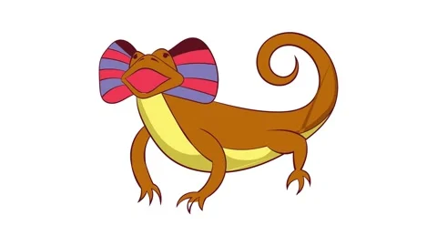 Desert lizard icon animation Stock Footage 157179395