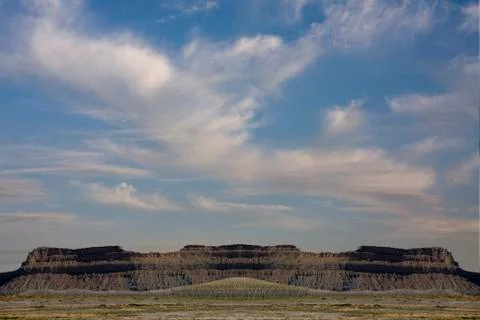 Desert Mesa Stock Illustration