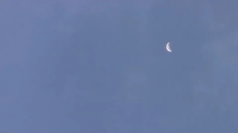 Desert Moon Stock Footage 22015989