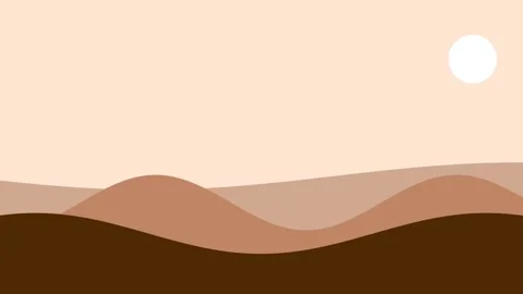 Desert Morning Scene Stock Footage 335638214
