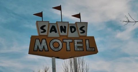 Desert Motel Video stock 87623217