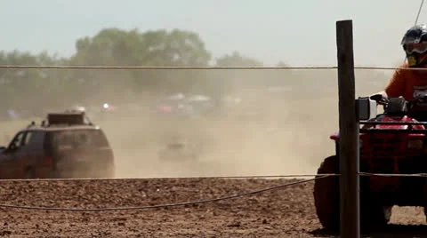 Desert motorcycle Video stock 25528588