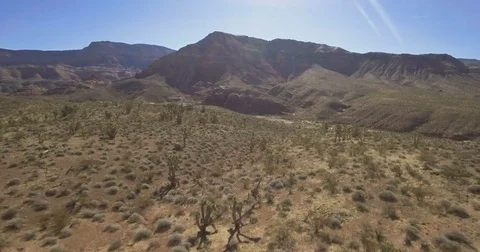 Desert Mountain Aerial Stock Footage 76003651