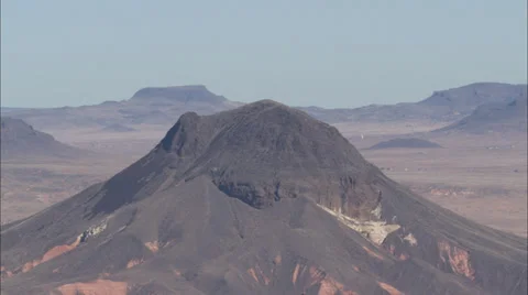 Desert Mountain Barren Stock Footage 38636499