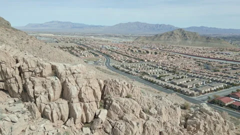 Desert Mountain Fly-over (4K Pro Res) Stock Footage 303127170