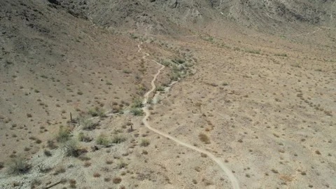 Desert Mountain Landscape | 4k 60fps Cinematic Drone Video Stock Footage 247465583