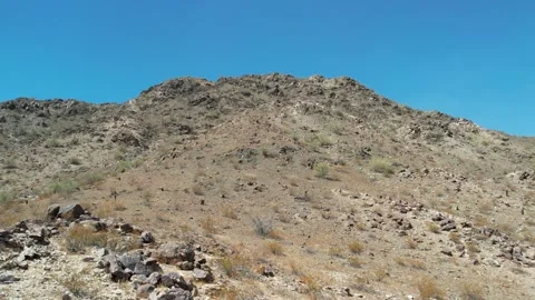 Desert Mountain Landscape | 4k 60fps Cinematic Drone Video Stock Footage 247465631