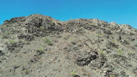 Desert Mountain Landscape | 4k 60fps Cinematic Drone Video Stock Footage 247465633