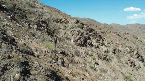 Desert Mountain Landscape | 4k 60fps Cinematic Drone Video Stock Footage 247465727