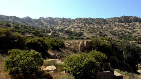 Desert Mountain Pan 库存影片 91278762