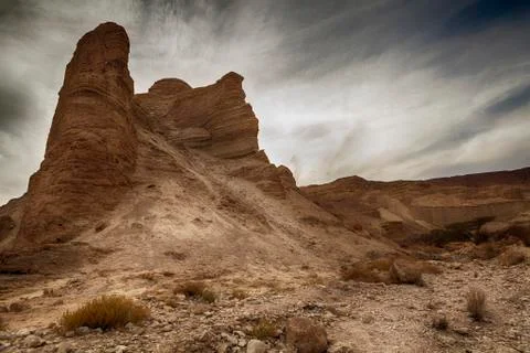 Desert Mountain Peak Stock Photos